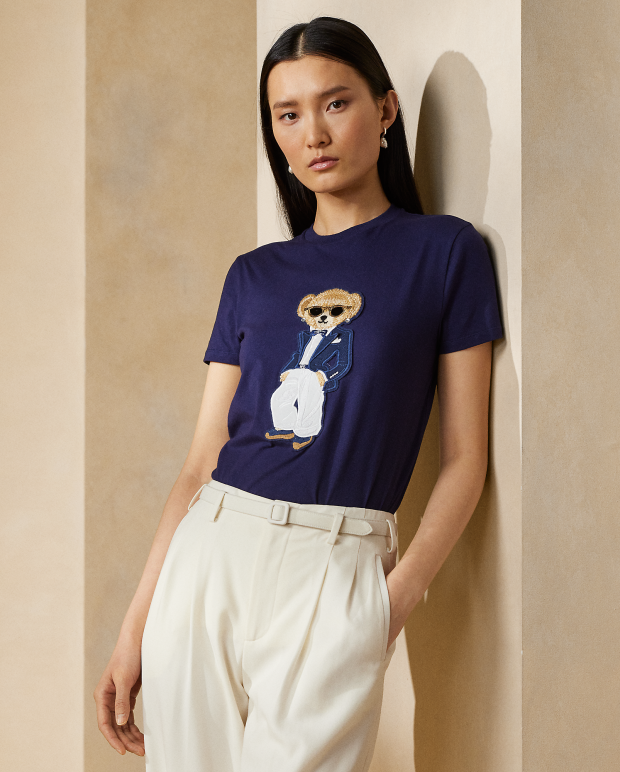 Ralph Lauren 修身版无尾礼服Polo Bear T恤