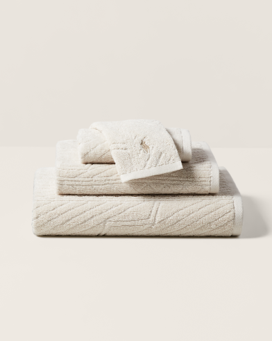 Ralph Lauren McKenna棉雅致格纹毛巾（34×34cm）
