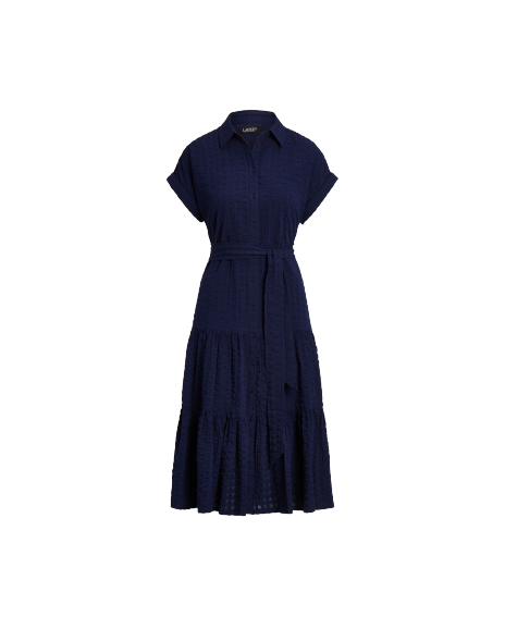Ralph Lauren 方格图案棉质连衣裙