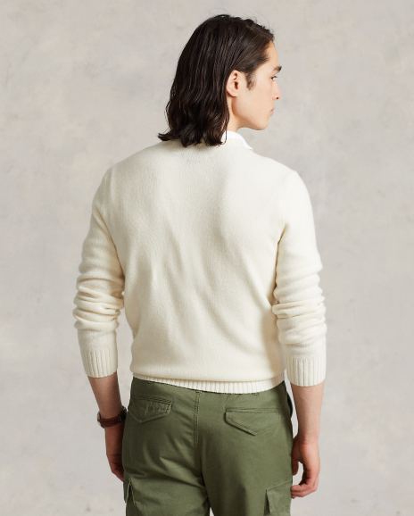 Ralph Lauren 标准版羊绒圆领针织毛衫