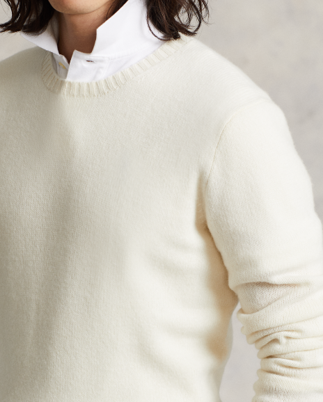 Ralph Lauren 标准版羊绒圆领针织毛衫