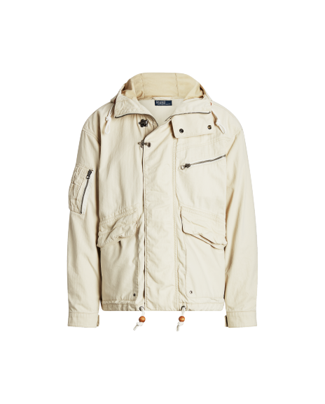 ralph lauren 人字斜纹连帽夹克