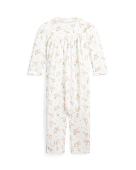 Ralph Lauren 花卉棉双面布连体衣