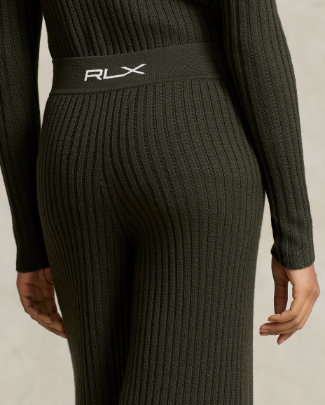 Ralph Lauren 羊毛针织阔腿裤