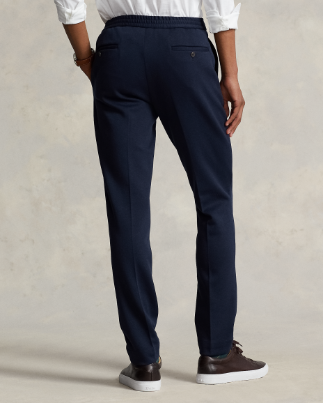 Ralph Lauren 褶裥双面针织西装长裤