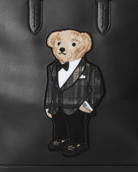 Ralph Lauren Polo小熊皮革托特包