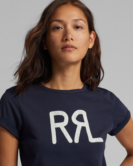Ralph Lauren 徽标棉平纹针织T恤