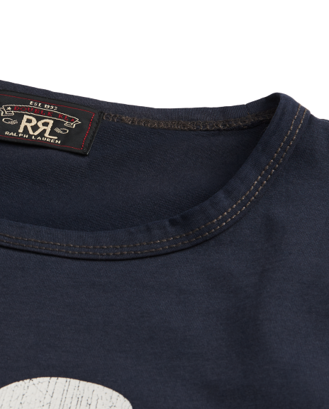 Ralph Lauren 徽标棉平纹针织T恤