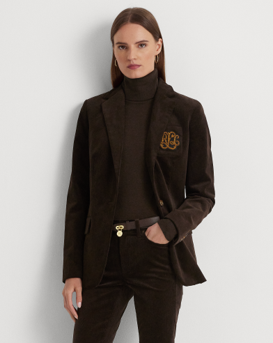 Ralph Lauren 金丝灯芯绒西装外套