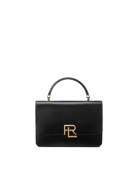 Ralph Lauren RL 888 Box皮革顶部手柄挎包