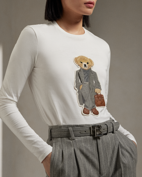 Ralph Lauren 修身版Polo Bear T恤