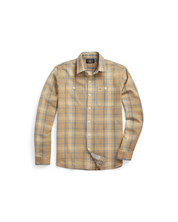 Ralph Lauren 格纹梭织棉质工作衬衫