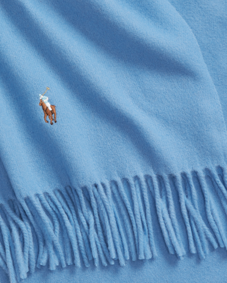 Ralph Lauren 羊毛流苏围巾