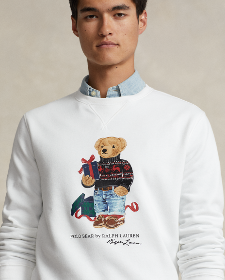 Ralph Lauren Polo小熊起绒布运动衫