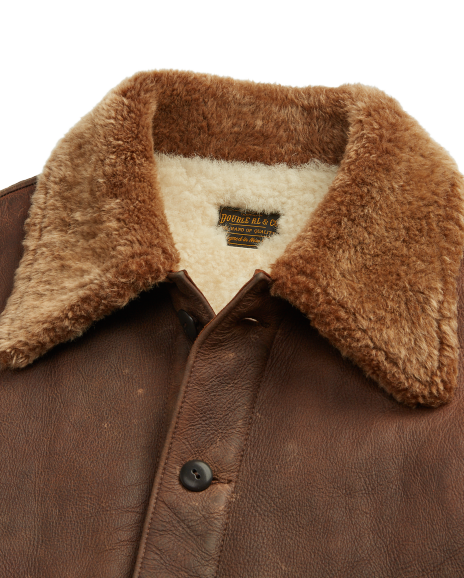 Ralph Lauren 羊毛革夹克