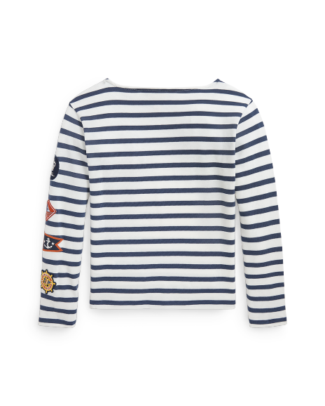 Ralph Lauren 条纹航海补片棉质T恤