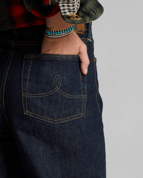 Ralph Lauren 高腰直筒版牛仔裤