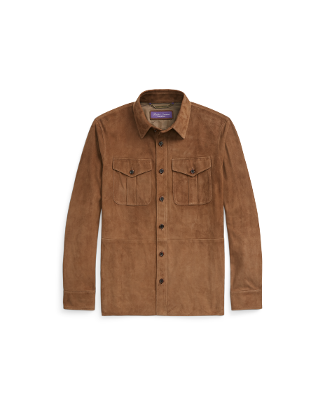 Ralph Lauren 绒面衬衫式夹克