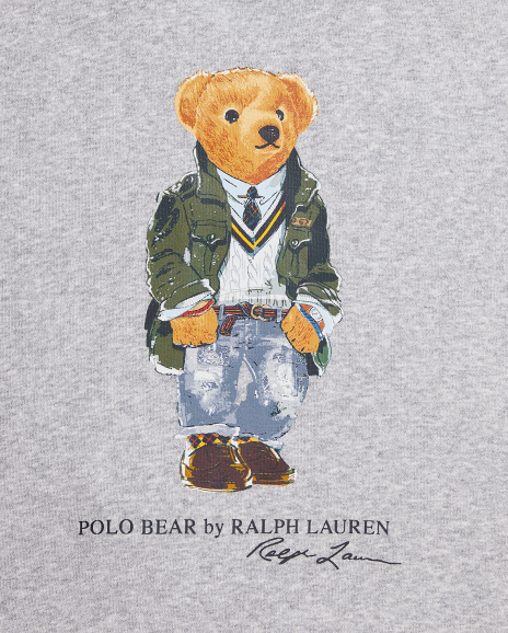 Ralph Lauren Polo Bear色块连帽衫