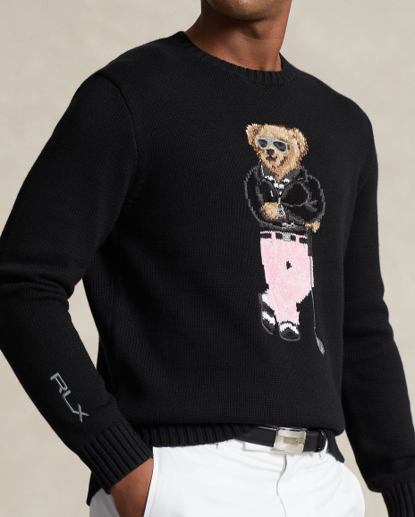 Ralph Lauren Polo Bear运动针织衫