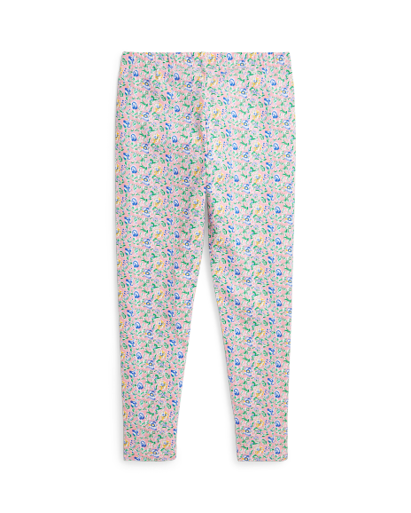 Ralph Lauren 花卉弹力平纹针织长裤