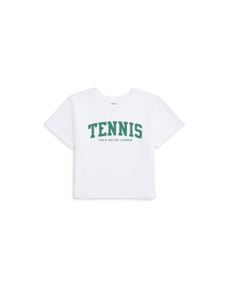 Ralph Lauren Tennis字样棉质正廓形T恤