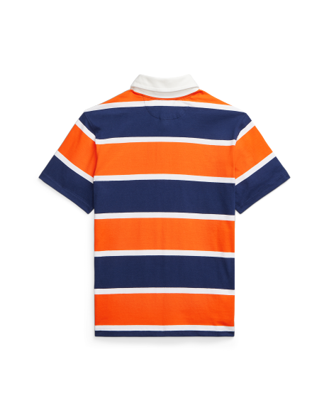 Ralph Lauren 条纹棉质短袖橄榄球衫