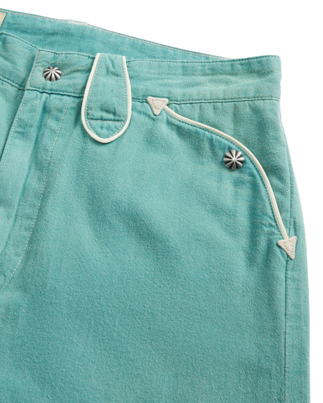 Ralph Lauren 西部风格斜纹布喇叭裤