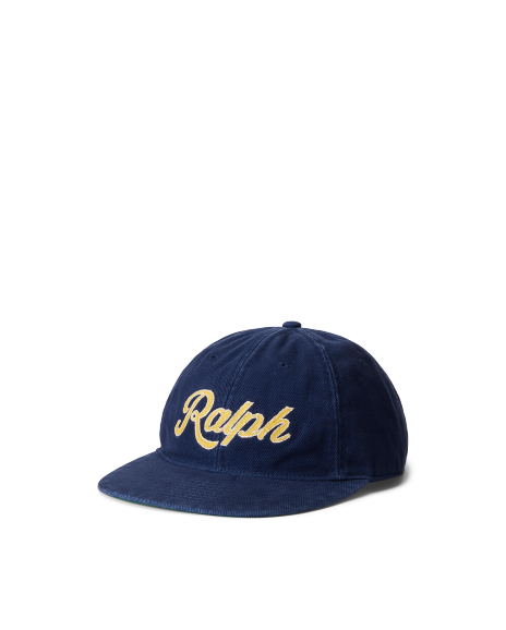 Ralph Lauren 嵌花棉质斜纹布棒球帽