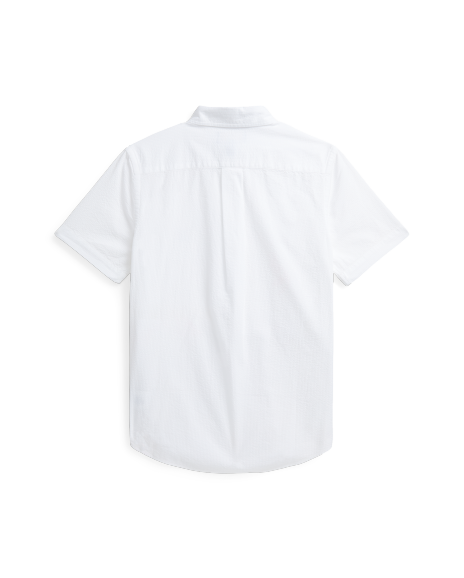 Ralph Lauren 棉质泡泡纱短袖衬衫