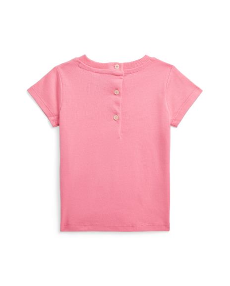 Ralph Lauren 混合徽标棉质平纹针织T恤