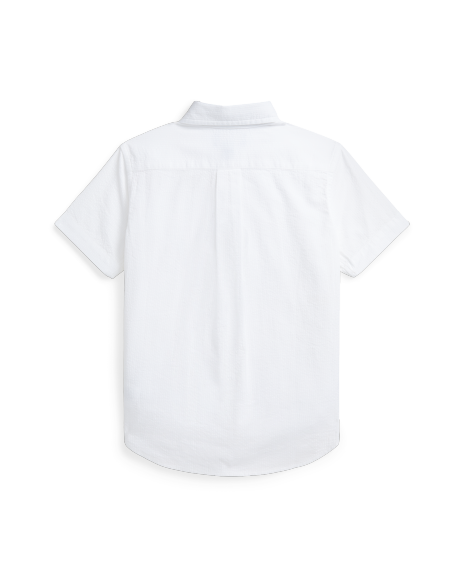 Ralph Lauren 棉质泡泡纱短袖衬衫