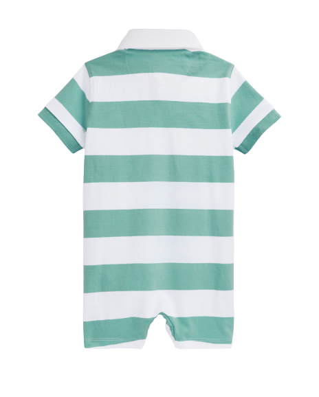 Ralph Lauren 条纹棉橄榄球短连衣裤