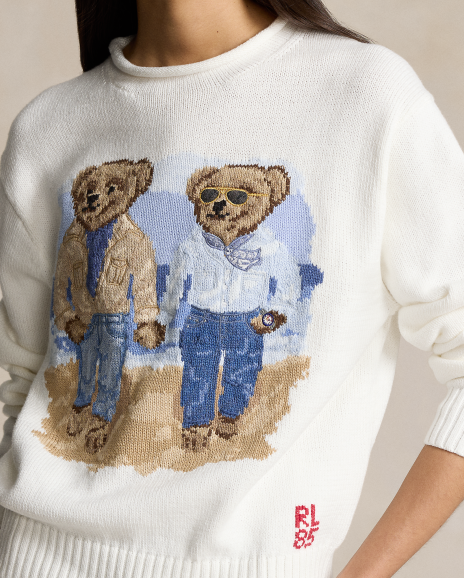 Ralph Lauren 宽松版Polo Bear针织衫