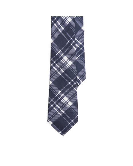 Ralph Lauren 格纹桑蚕丝电力纺领带