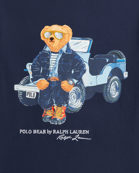 Ralph Lauren Polo Bear棉平纹针织T恤