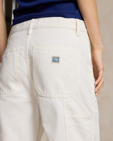 Ralph Lauren 泼墨图案棉质实用长裤