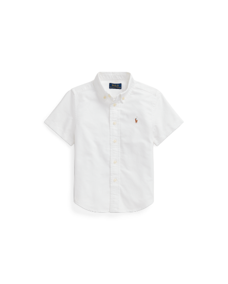 Ralph Lauren 棉质牛津布短袖衬衫