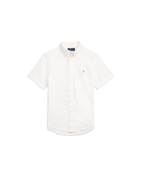 Ralph Lauren 棉质牛津布短袖衬衫