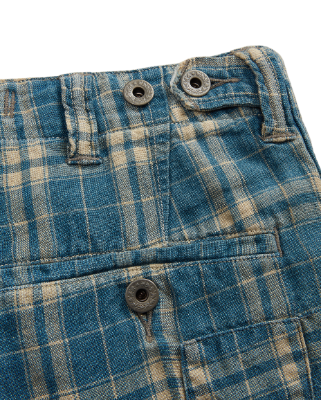 Ralph Lauren 经典版格纹亚麻户外短裤