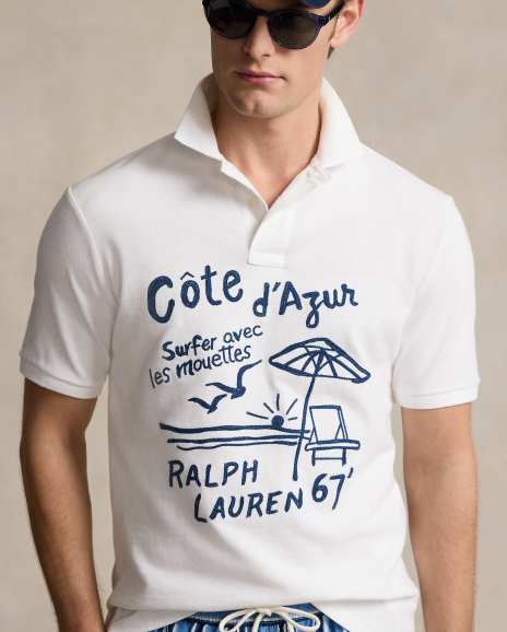 Ralph Lauren 经典版刺绣棉质Polo衫
