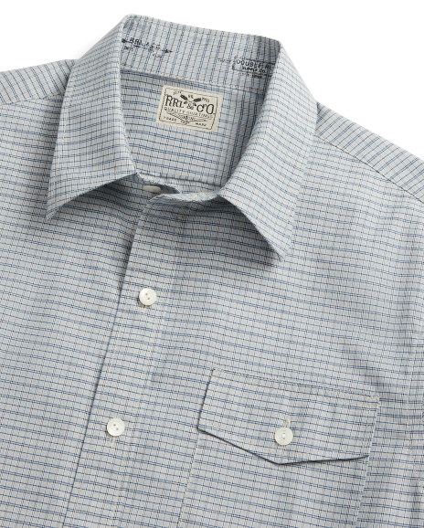 Ralph Lauren 修身版型方格梭织衬衫