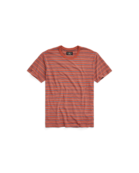 Ralph Lauren 条纹平纹针织圆领棉质T恤