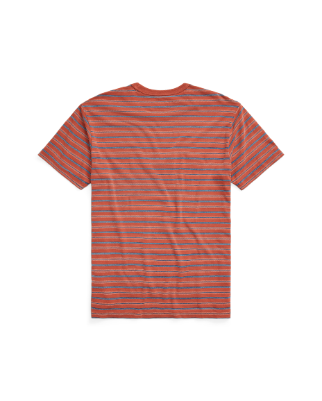 Ralph Lauren 条纹平纹针织圆领棉质T恤