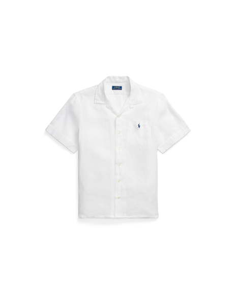 Ralph Lauren 经典版型亚麻营领衬衫