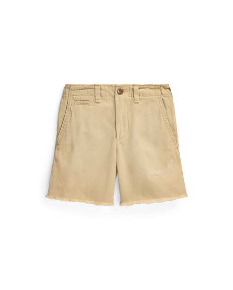 Ralph Lauren 斜纹棉布复古短裤