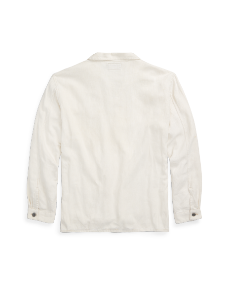 Ralph Lauren 方正版型斜纹布套头衬衫