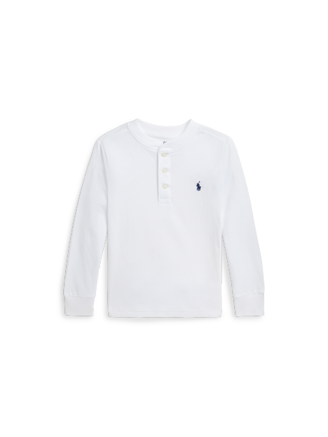 Ralph Lauren 棉质平纹针织亨利衫