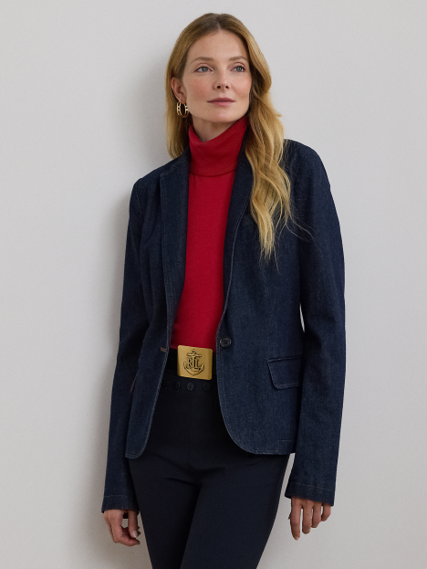 Ralph Lauren 牛仔布西装外套