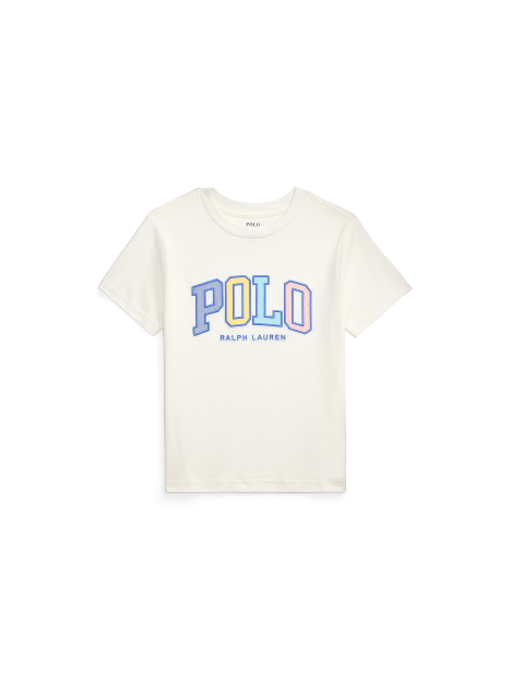 Ralph Lauren 徽标棉质平纹针织T恤